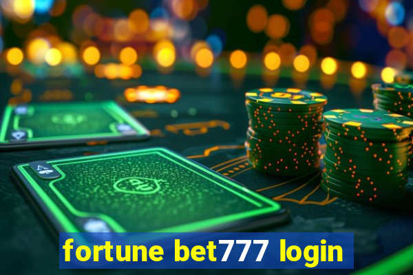 fortune bet777 login